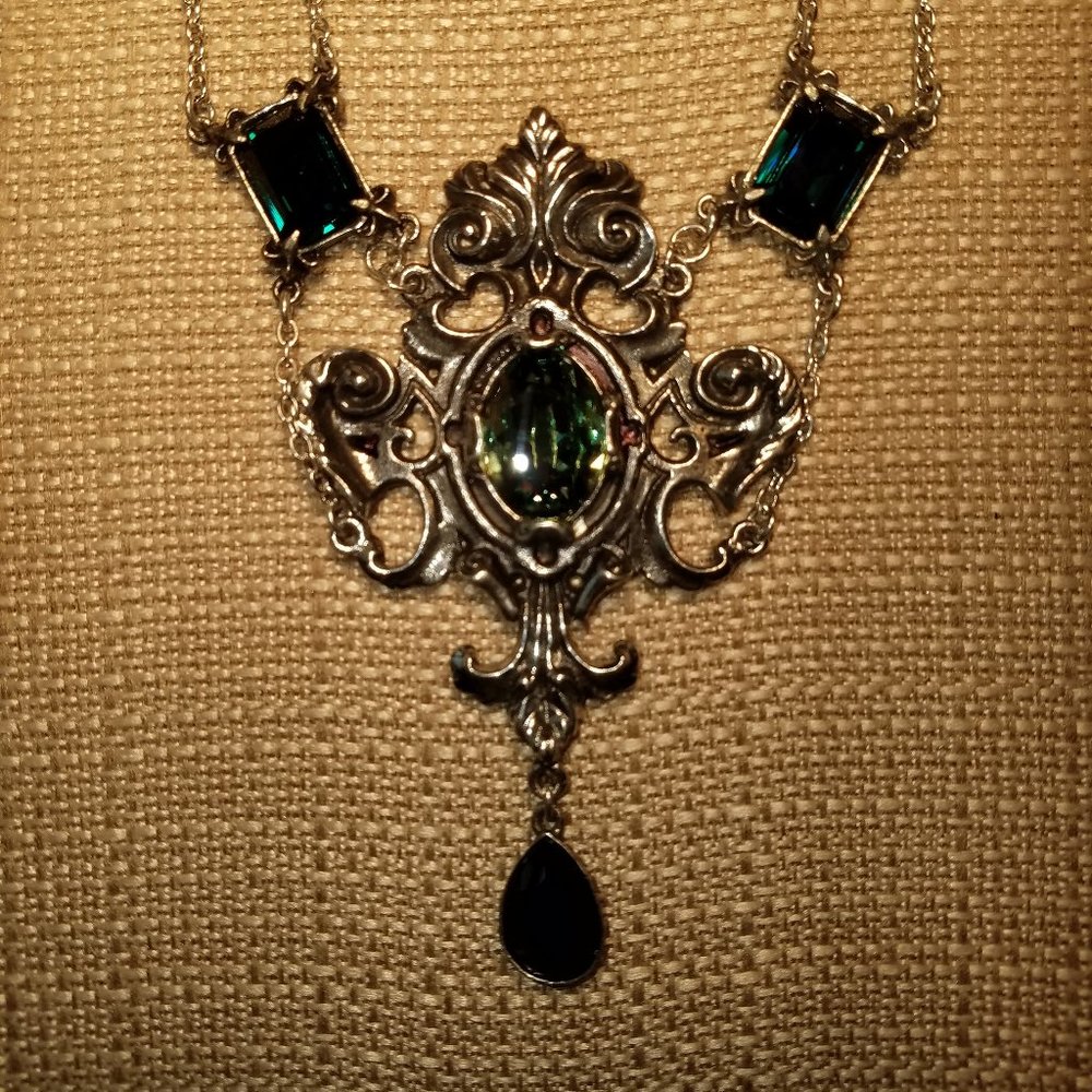 Vintage pewter Necklace.